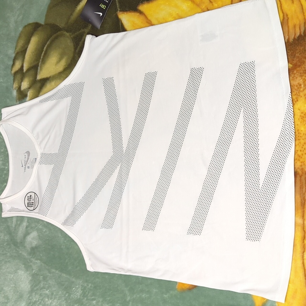 Nike white workout tank top